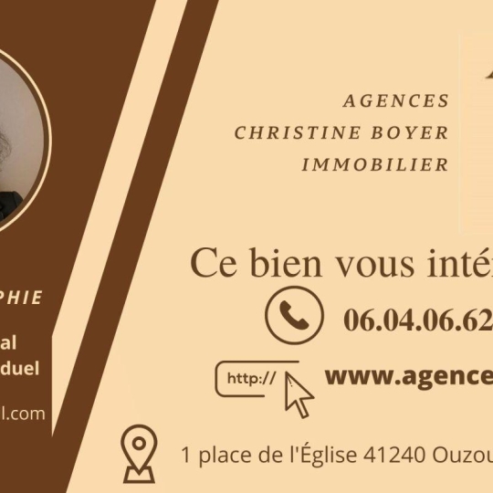 A.C.B.I. - AGENCES CHRISTINE BOYER IMMOBILIER : Terrain | AUTAINVILLE (41240) | 0 m2 | 16 800 € 